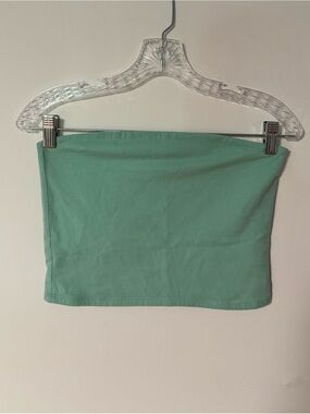 Wild Fable Women’s Mint Green Cropped Strapless Tube Top Size Medium
